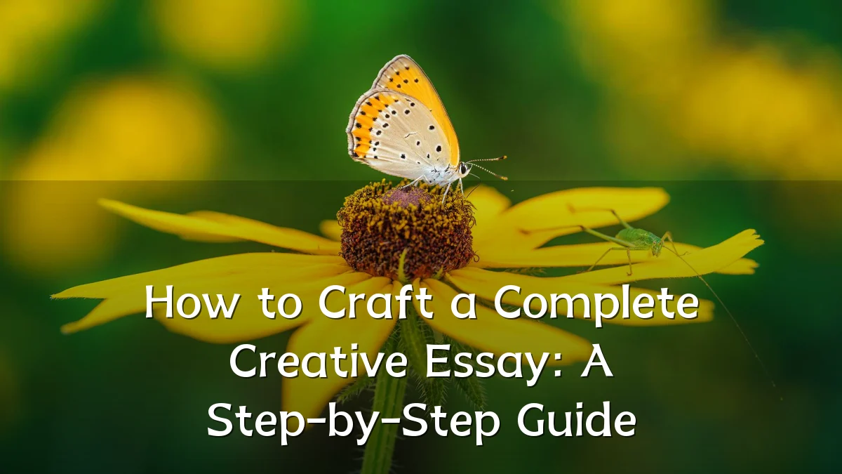 How to Craft a Complete Creative Essay: A Step-by-Step Guide
