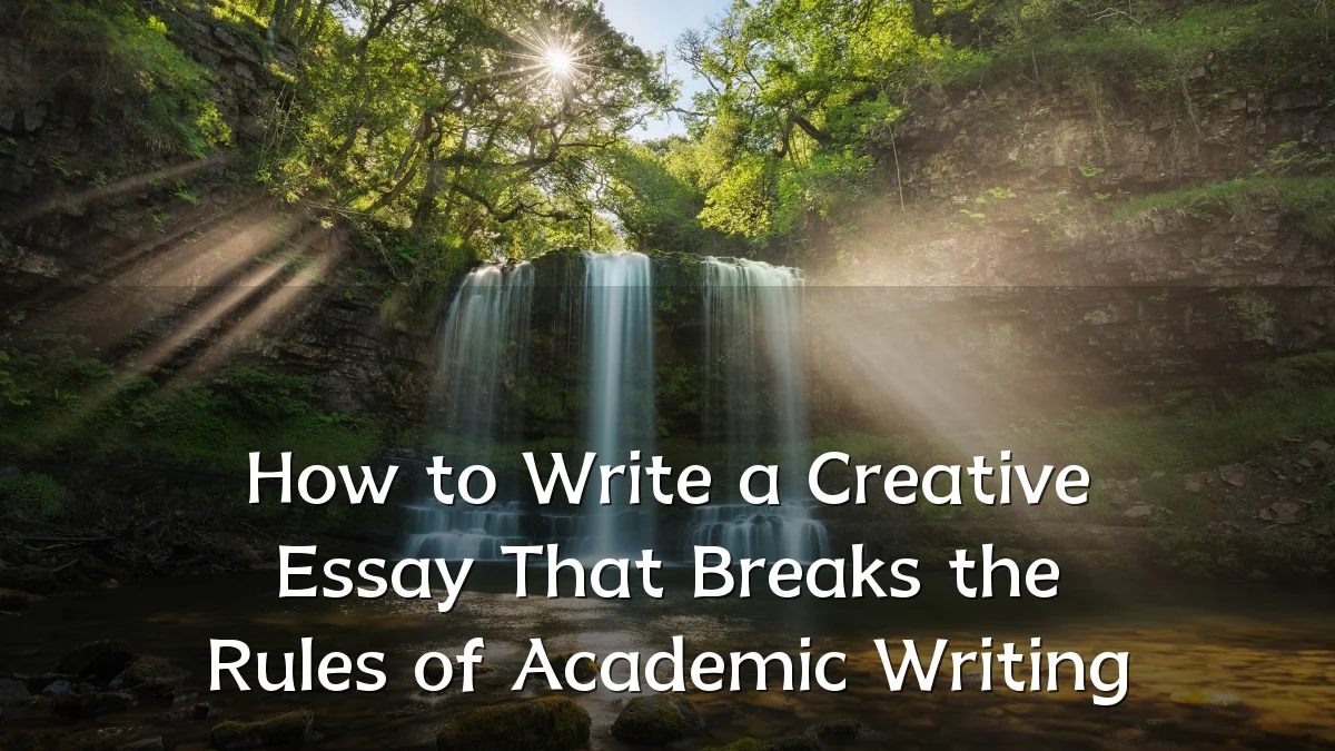How to Write a Creative Essay That Breaks the Rules of Academic Writing