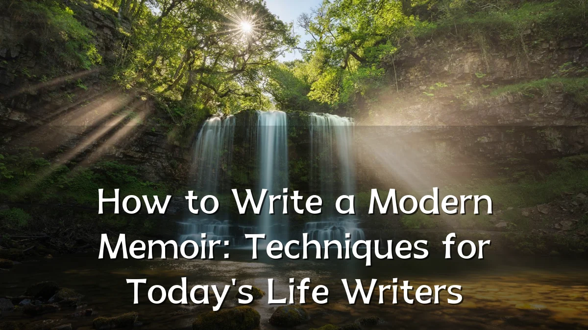 How to Write a Modern Memoir: Techniques for Today's Life Writers