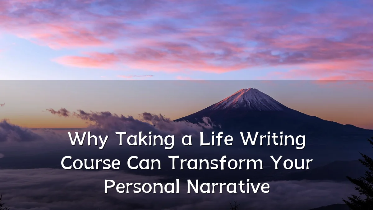 Why Taking a Life Writing Course Can Transform Your Personal Narrative