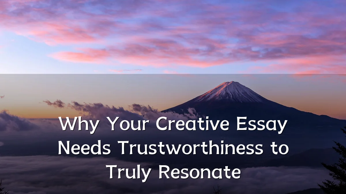 Why Your Creative Essay Needs Trustworthiness to Truly Resonate