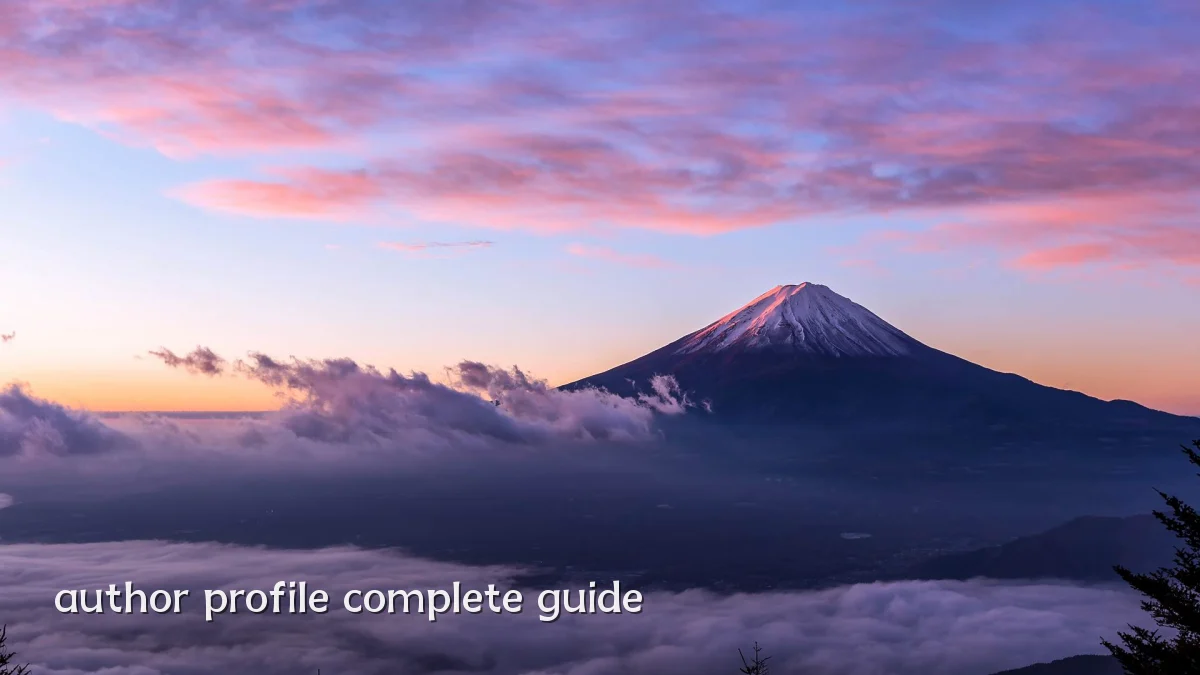 author profile complete guide