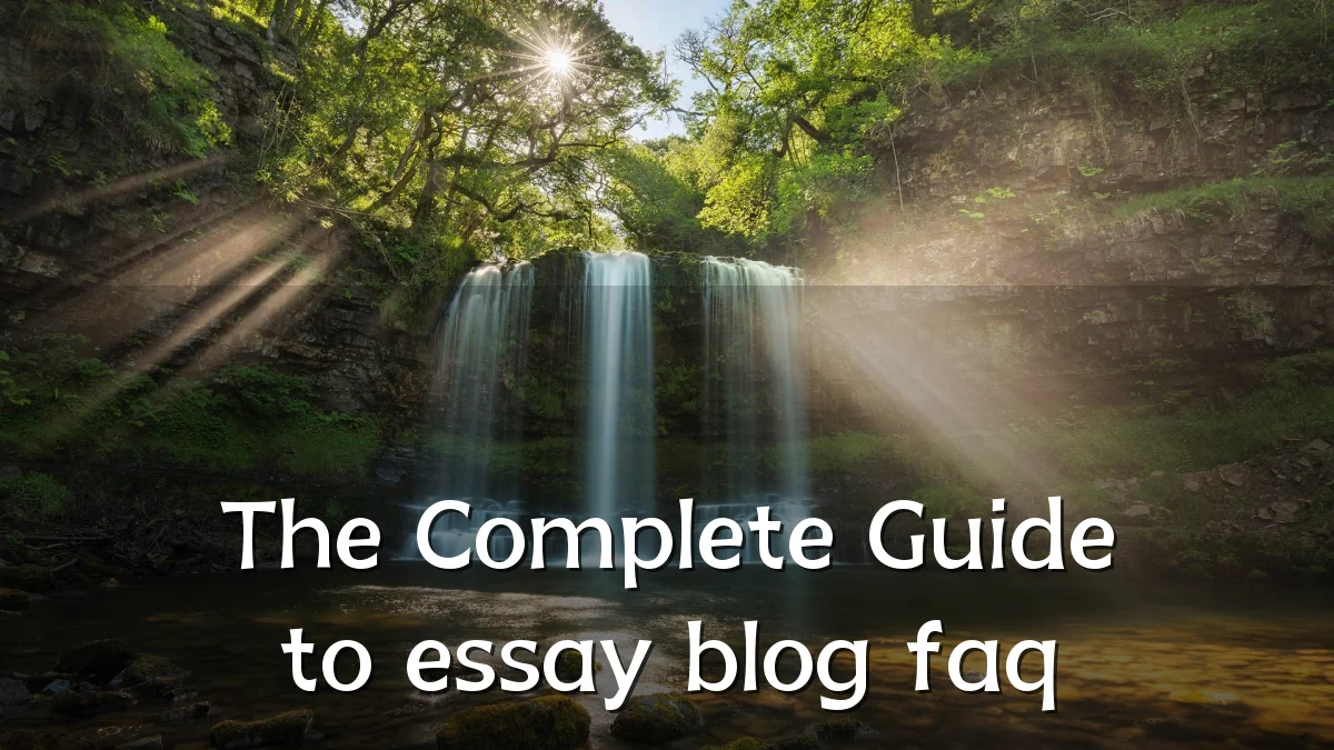 The Complete Guide to essay blog faq