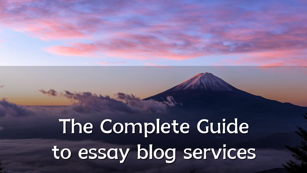 The Complete Guide to essay blog services
