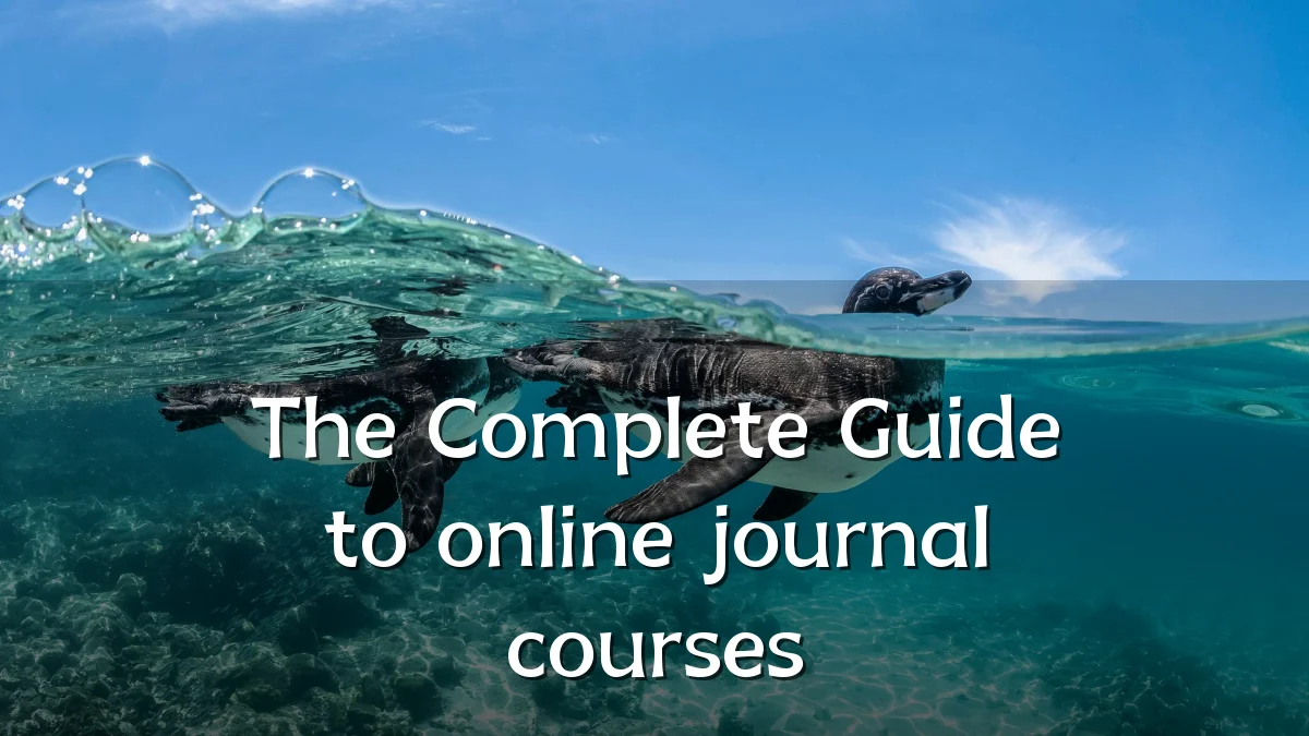 The Complete Guide to online journal courses