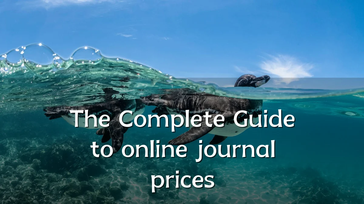 The Complete Guide to online journal prices