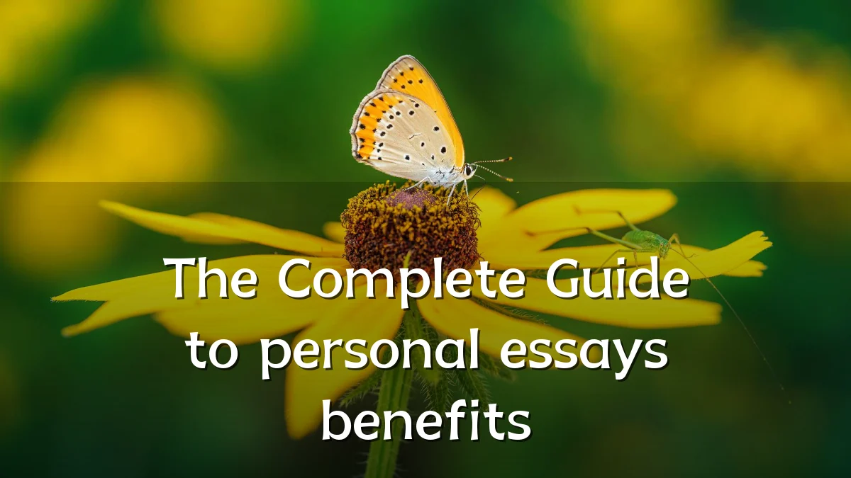 The Complete Guide to personal essays benefits