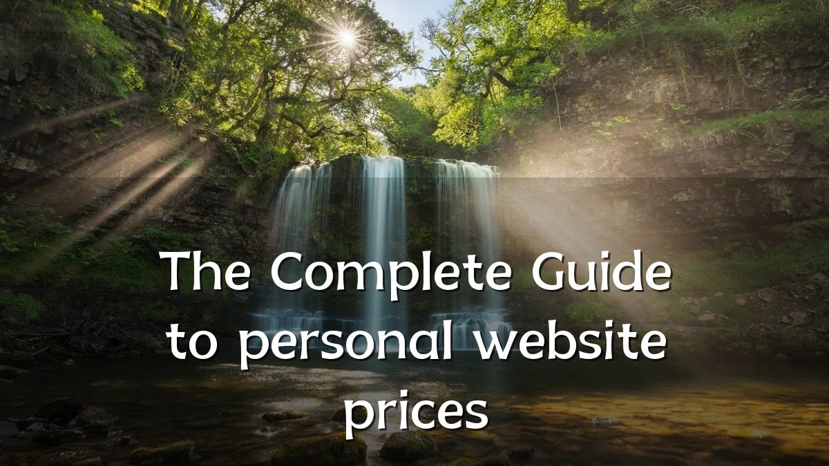 The Complete Guide to personal website prices